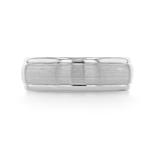 Brushed Finish Classic Men's Wedding Band - farrellouise