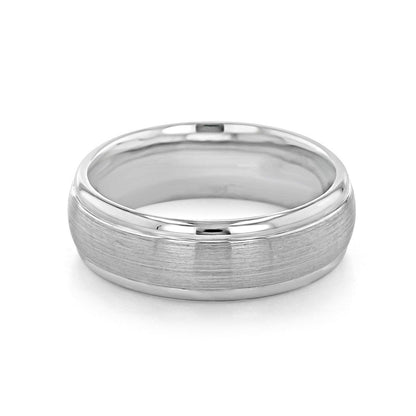 Brushed Finish Classic Men's Wedding Band - farrellouise