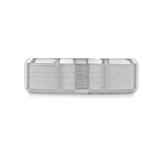 Brushed Finish Classic Men's Wedding Band - farrellouise