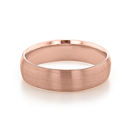 Brushed Finish Classic Men's Wedding Band - farrellouise