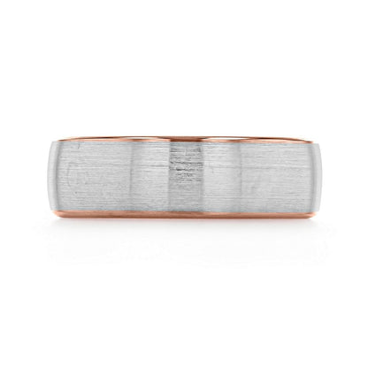 Brushed Finish Classic Wedding Band For Men - farrellouise