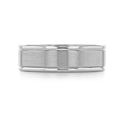Men's Brushed Finish Classic Wedding Band - farrellouise