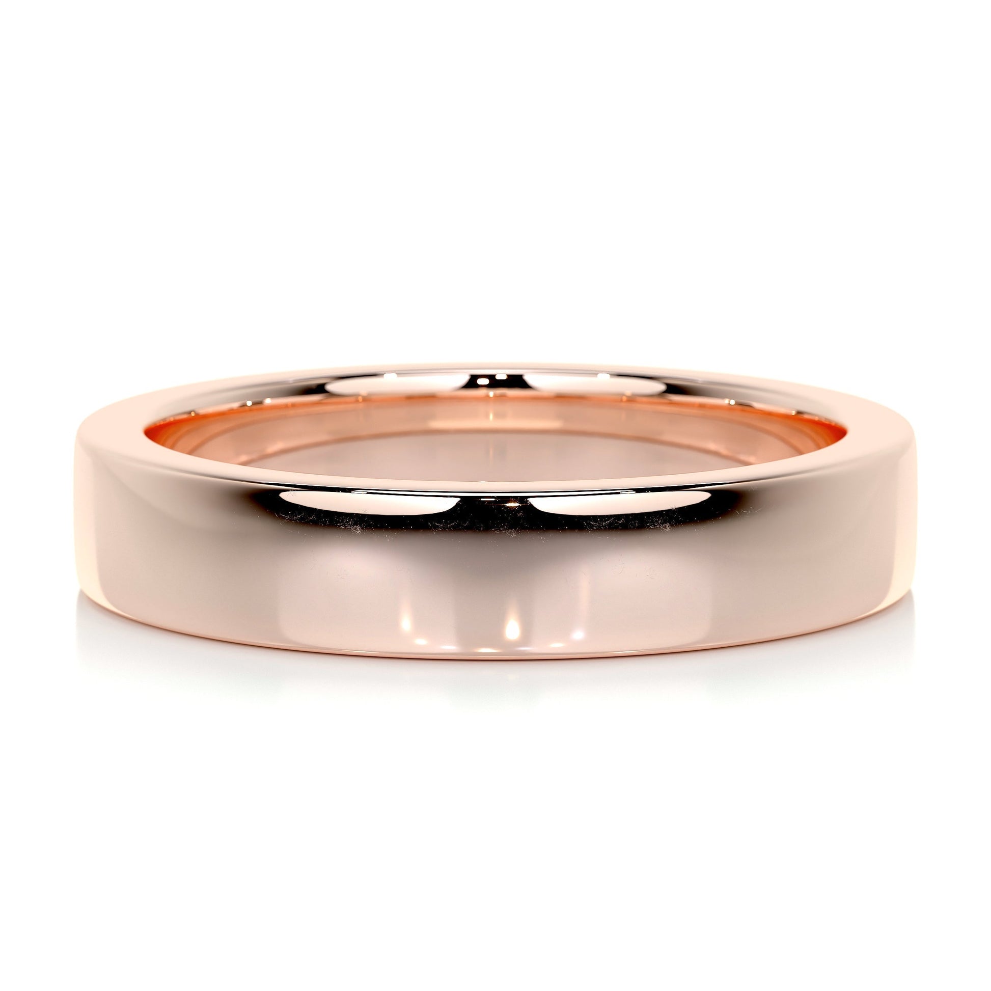 Polished Finish Yellow Gold Classic Men's Band - farrellouise