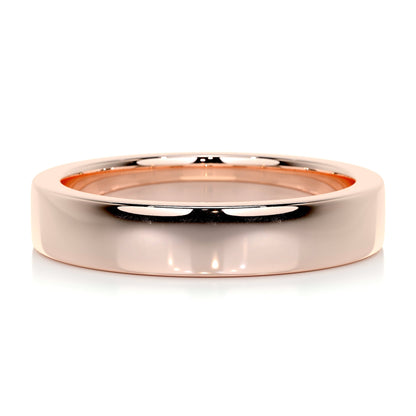 Polished Finish Yellow Gold Classic Men's Band - farrellouise