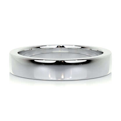 Polished Finish Yellow Gold Classic Men's Band - farrellouise