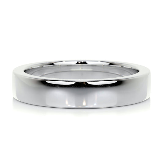 Polished Finish Yellow Gold Classic Men's Band - farrellouise
