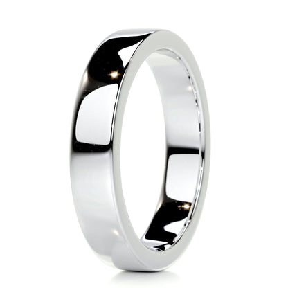 Polished Finish Yellow Gold Classic Men's Band - farrellouise