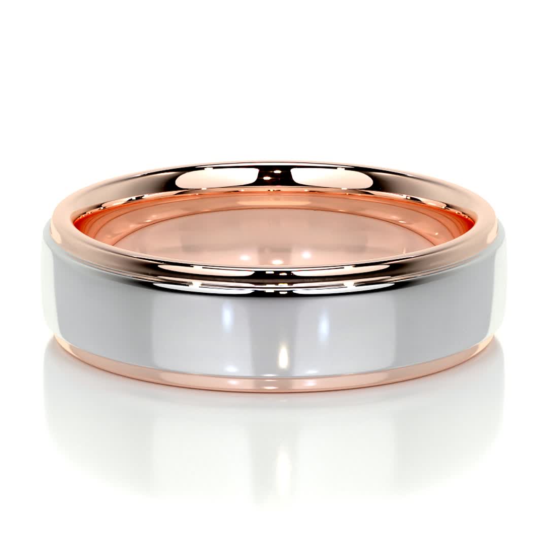 High-Polish Finish Regular Classic Men's Band - farrellouise