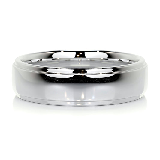 High-Polish Finish Regular Classic Men's Band - farrellouise