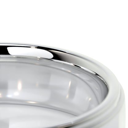 High-Polish Finish Regular Classic Men's Band - farrellouise