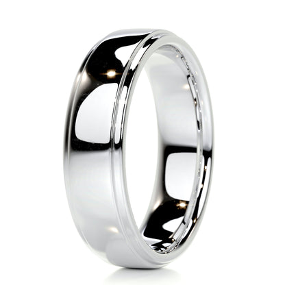 High-Polish Finish Regular Classic Men's Band - farrellouise