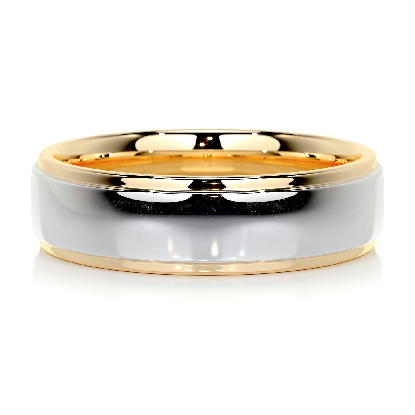 High-Polish Finish Regular Classic Men's Band - farrellouise