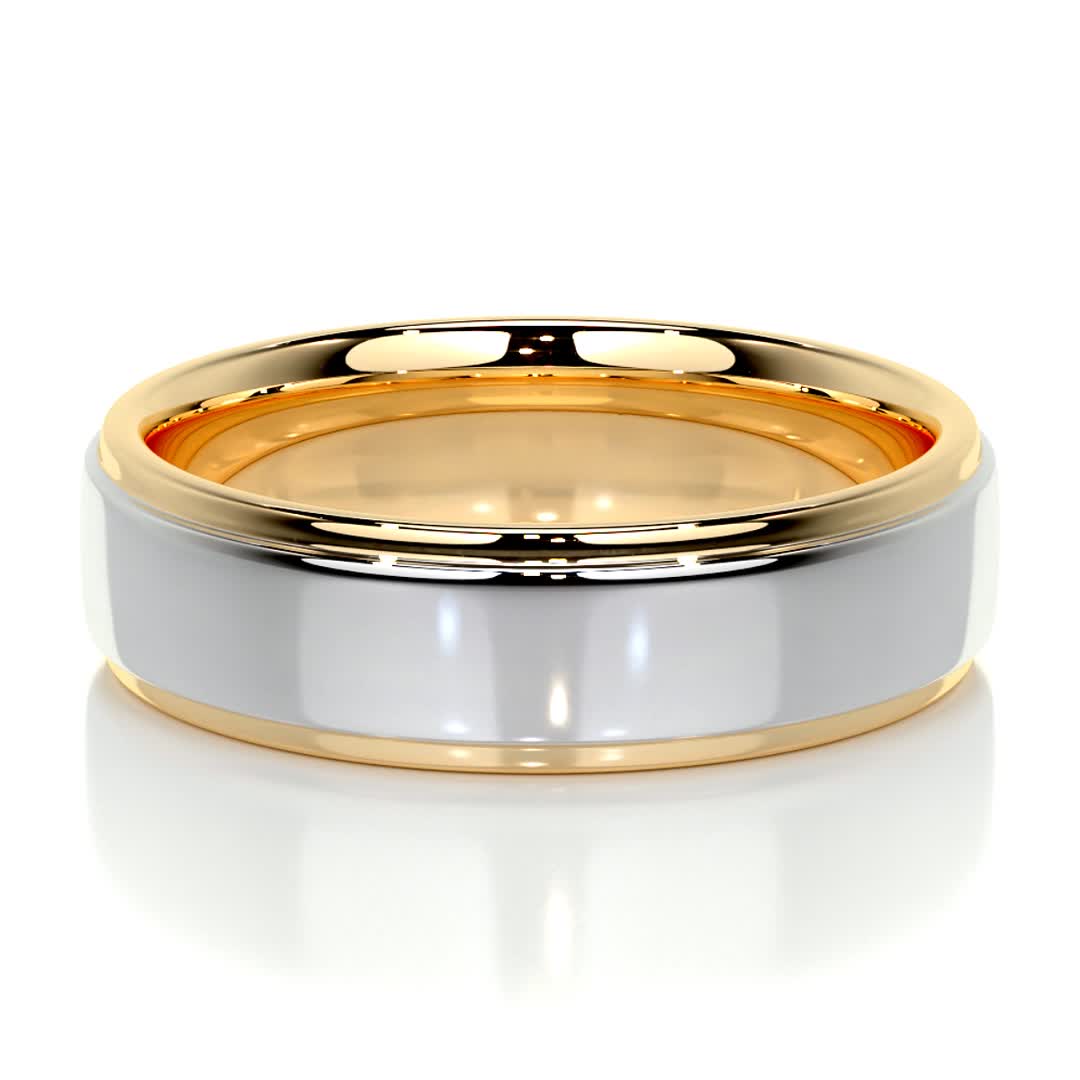 High-Polish Finish Regular Classic Men's Band - farrellouise