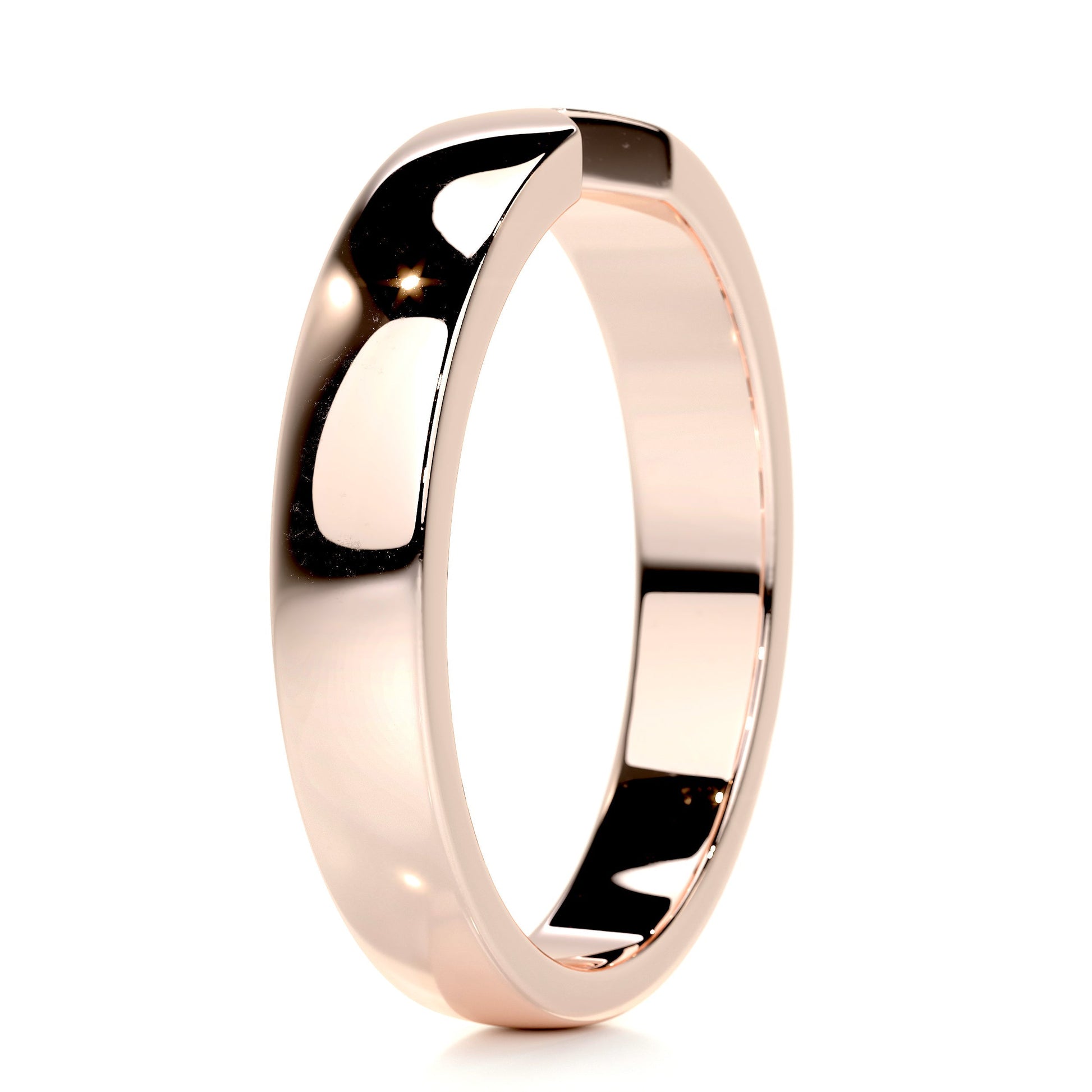 Polished Finish Classic Men's Wedding Band - farrellouise