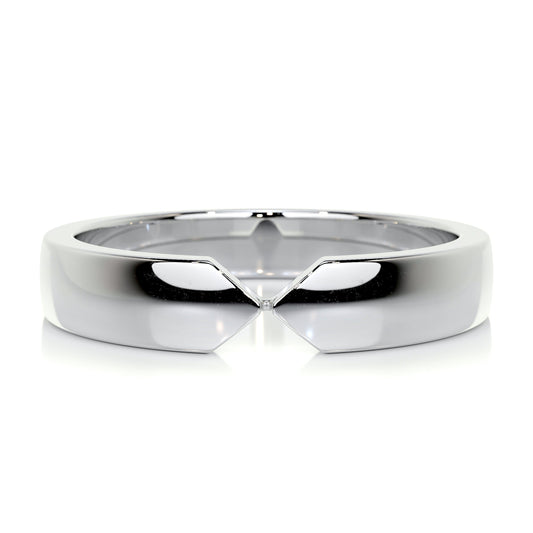 Polished Finish Classic Men's Wedding Band - farrellouise