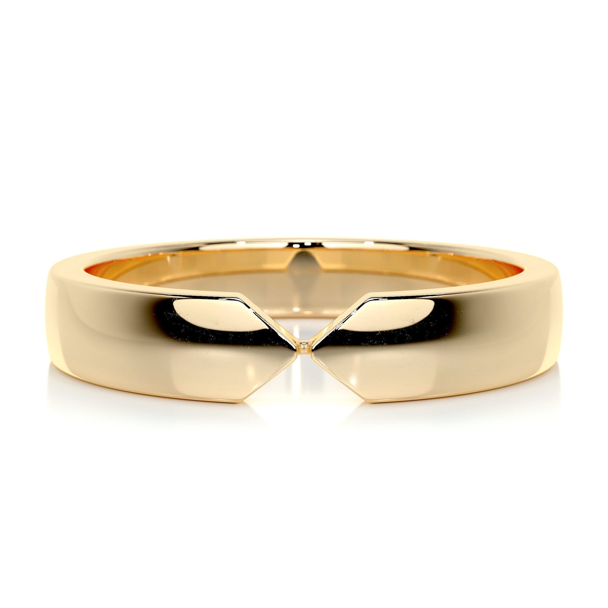 Polished Finish Classic Men's Wedding Band - farrellouise