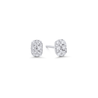 0.36 TCW Round Moissanite Diamond Stud Earrings - farrellouise