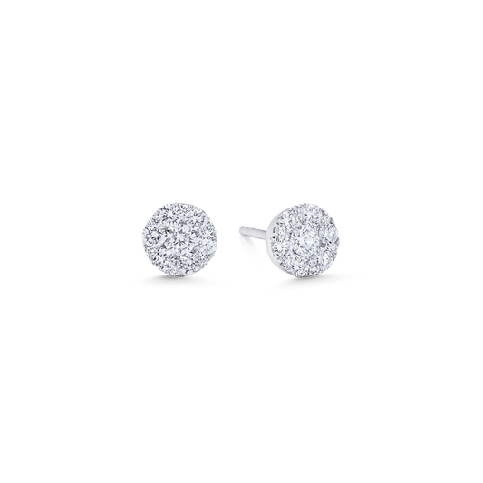 0.41 TCW Round Moissanite Diamond Stud Earrings - farrellouise