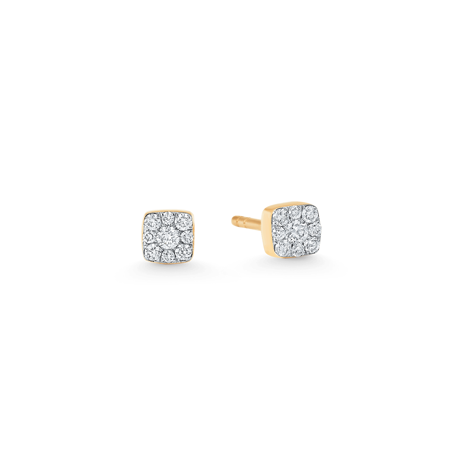 0.15 TCW Round Moissanite Diamond Stud Earrings - farrellouise