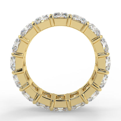 1.70 TCW Radiant Moissanite Shared Prong Setting Wedding Band - farrellouise