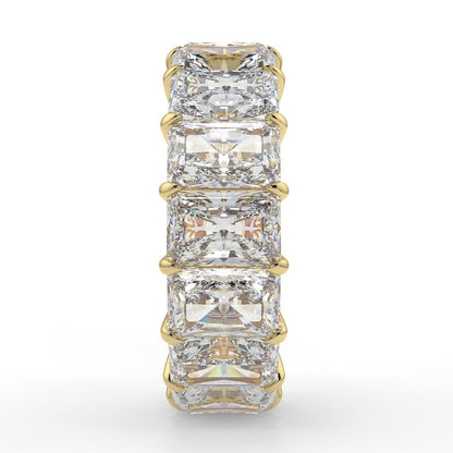 1.70 TCW Radiant Moissanite Shared Prong Setting Wedding Band - farrellouise
