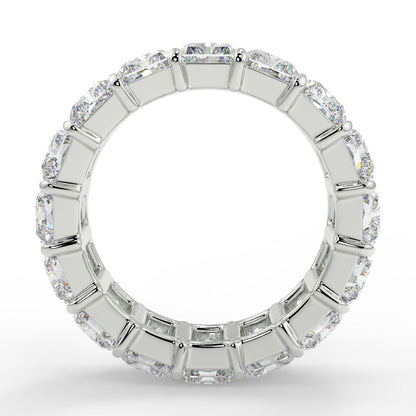 1.70 TCW Radiant Moissanite Shared Prong Setting Wedding Band - farrellouise