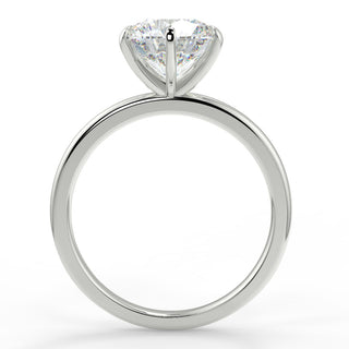 2.0 CT Round Moissanite Solitaire Engagement Ring - farrellouise