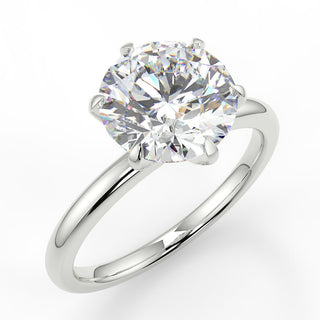 2.0 CT Round Moissanite Solitaire Engagement Ring - farrellouise