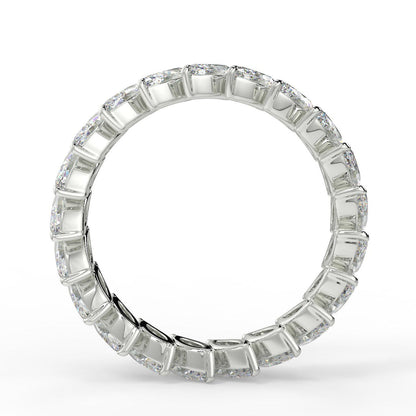3.15 TCW Marquise Moissanite Full Eternity Wedding Band - farrellouise
