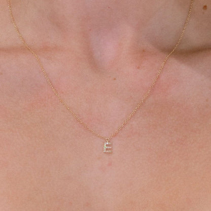 Customize- 0.05 TCW Round Moissanite Necklace - farrellouise