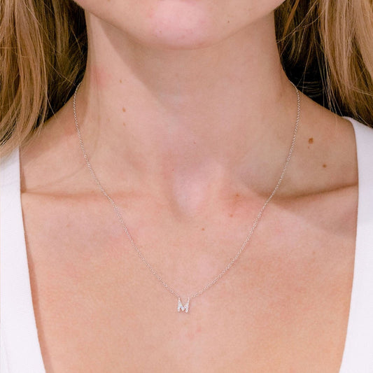 Customize-0.5 TCW Round Moissanite Necklace - farrellouise