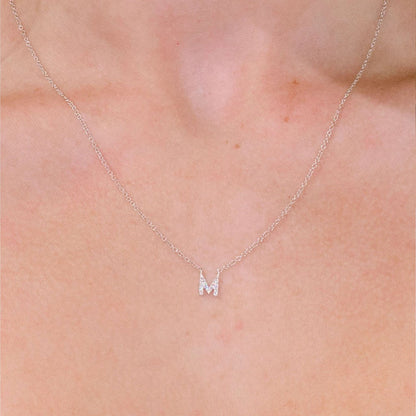 Customize-0.5 TCW Round Moissanite Necklace - farrellouise