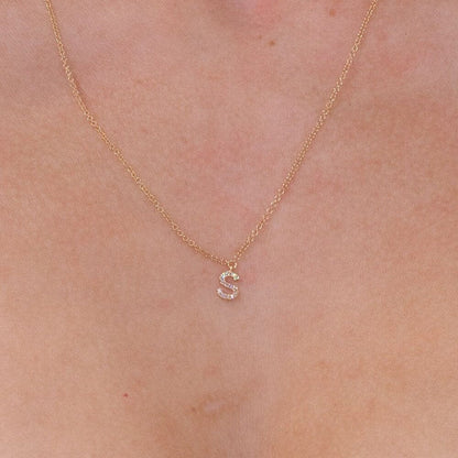 Customize- 0.05 TCW Round Moissanite Solitaire Necklace - farrellouise