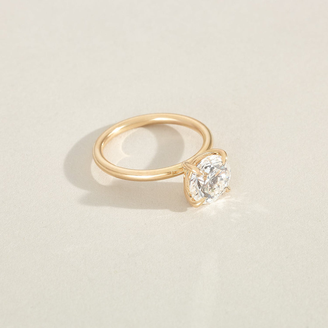 Elisha - Round Cut Lab Diamond Solitaire Engagement Ring