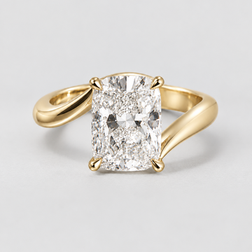 Hilary - Elongated Cushion Cut Lab Diamond Rapture Engagement Ring
