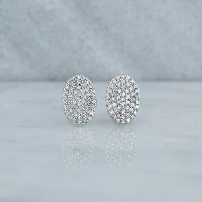 0.30 Round Moissanite Diamond Stud Earrings - farrellouise