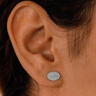 0.30 Round Moissanite Diamond Stud Earrings - farrellouise