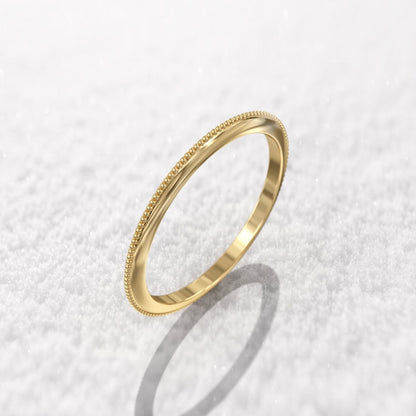 Milgrain Wedding Band - farrellouise