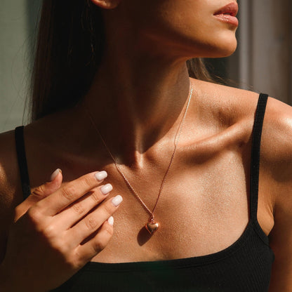 Heart Shaped Pendant Necklace - farrellouise
