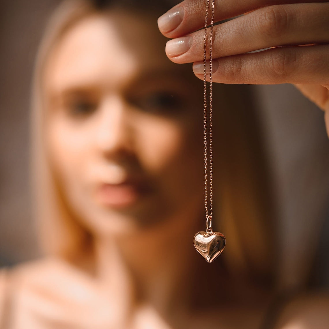 Heart Shaped Pendant Necklace - farrellouise