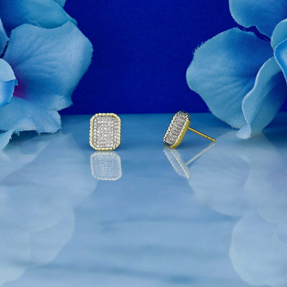 0.37 TCW Round Moissanite Diamond Stud Earrings - farrellouise