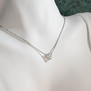 1.0 CT Trillion Moissanite Diamond Solitaire Necklace - farrellouise