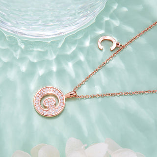 Customized "C" Letter Moissanite Diamond Necklace - farrellouise