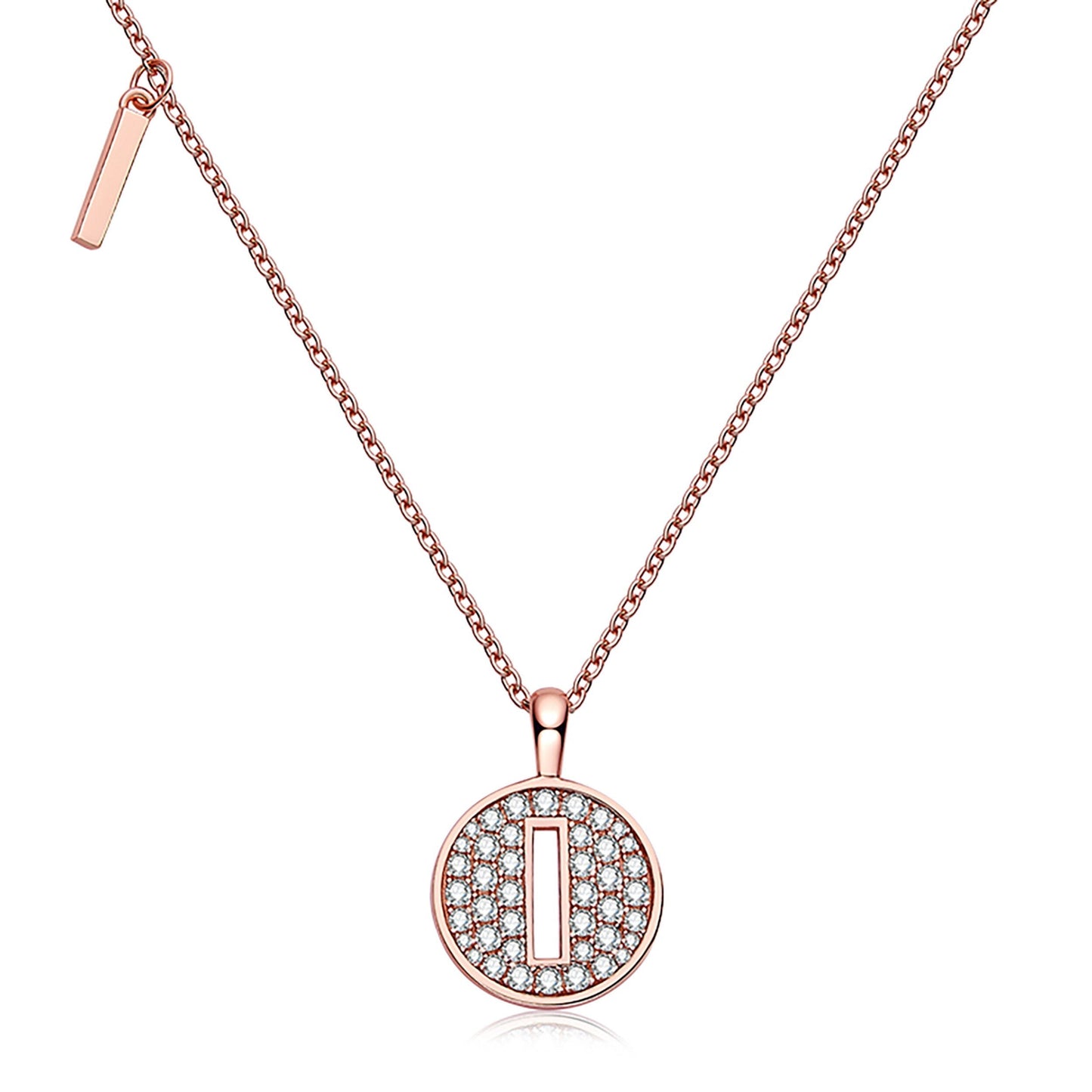 Customized "I" Letter Moissanite Diamond Necklace - farrellouise