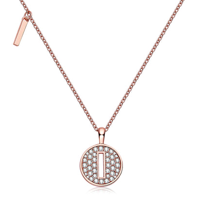 Customized "I" Letter Moissanite Diamond Necklace - farrellouise