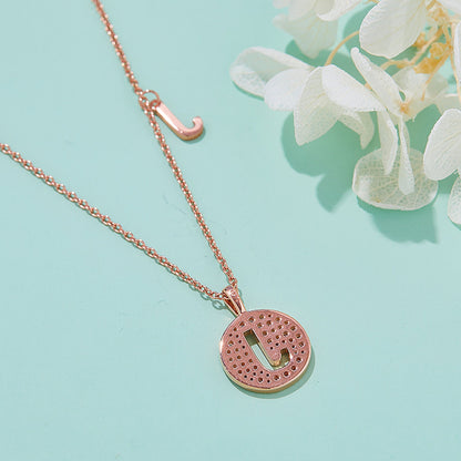 Customized "J" Letter Moissanite Diamond Necklace - farrellouise