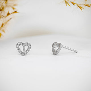 0.80 TCW Round Moissanite Diamond Stud Earrings - farrellouise