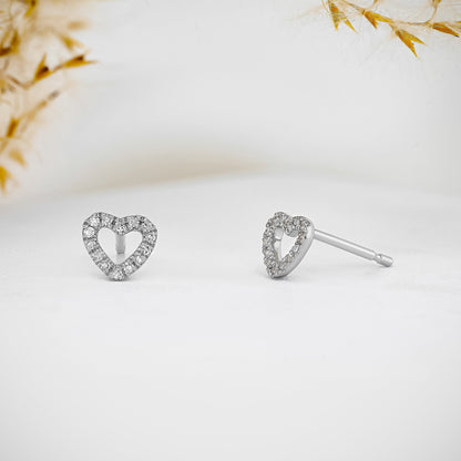 0.80 TCW Round Moissanite Diamond Stud Earrings - farrellouise