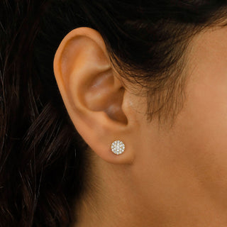 0.50 TCW Round Moissanite Diamond Stud Earrings - farrellouise