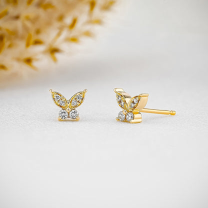 0.80 TCW Round Moissanite Diamond Stud Earrings - farrellouise